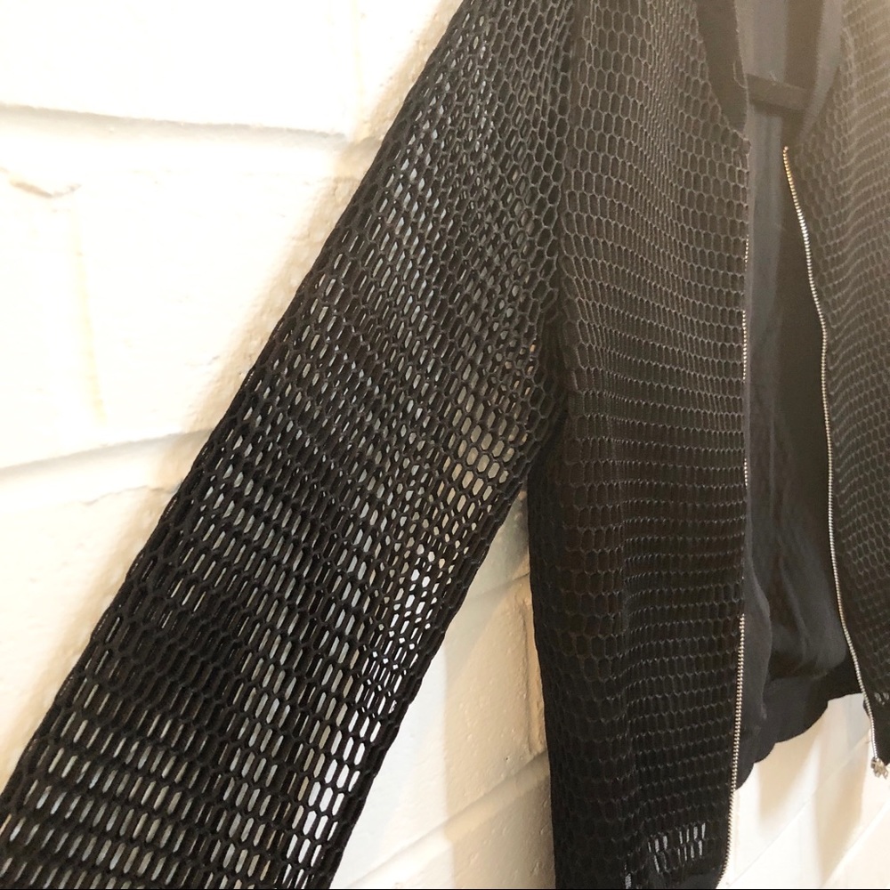 Mesh Jacket with Zipper - Picture 9 of 10